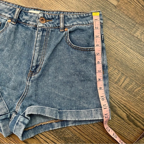 Pacsun Bullhead blue Jean high waist Mom Shorts size 9 - Picture 8 of 8